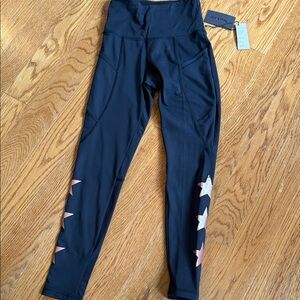 Black Star-Patterned Women's Leggings